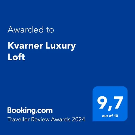 דירה Kvarner Luxury Loft